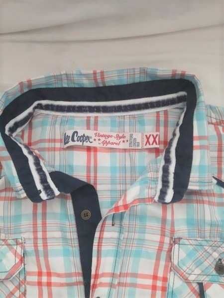 Koszula Lee Cooper na codzień(casual),kr.rękaw.uż.
