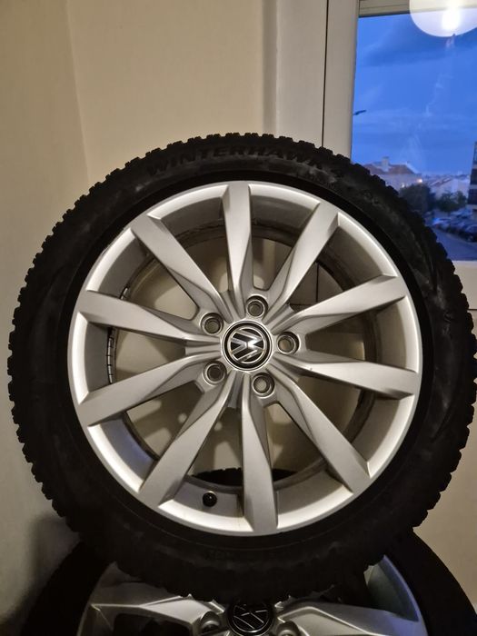 4x Pneus + jantes vw golf tamanho 205/50 R17 NOVOS
