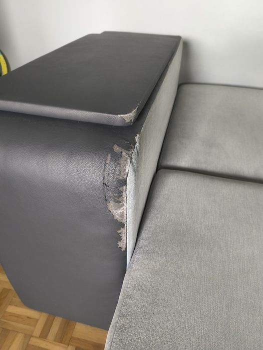 Sofa z pufą AGATA zarezerwowane