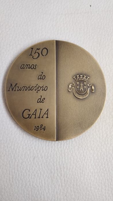 Medalha Comemorativa 150 anos do Município de Gaia - 1984