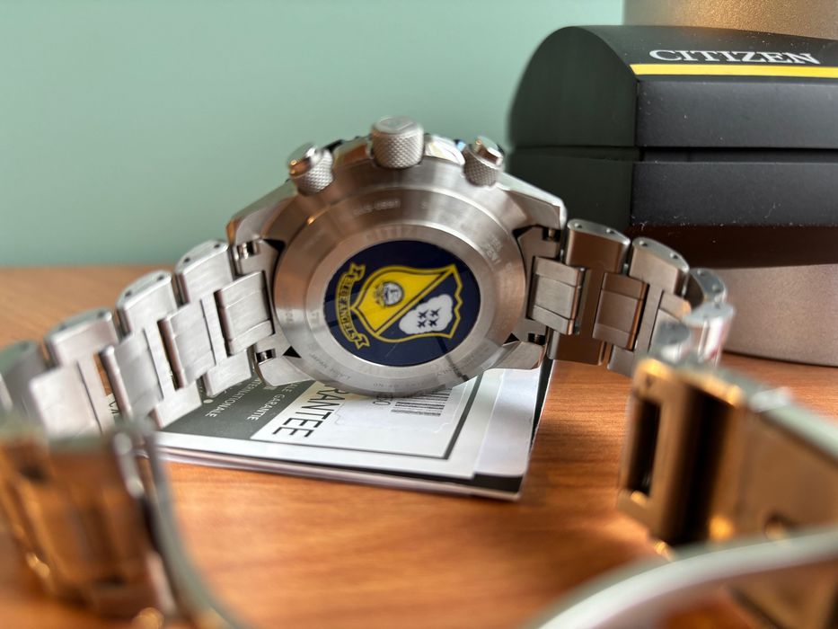 Zegarek Citizen Skyhawk. Eco drive, radicontrolled