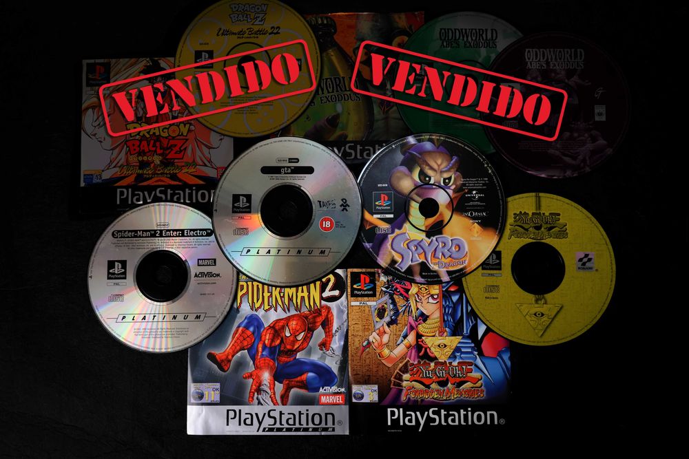 Lote PS1 Original | Spyro, GTA + Outros Jogos