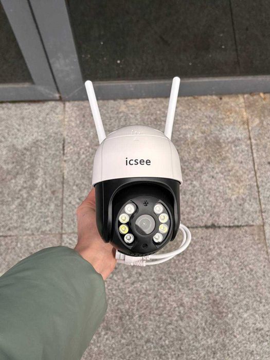 Вулична камера відеоспостереження ICSEE WiFi чорно-біла A8WB