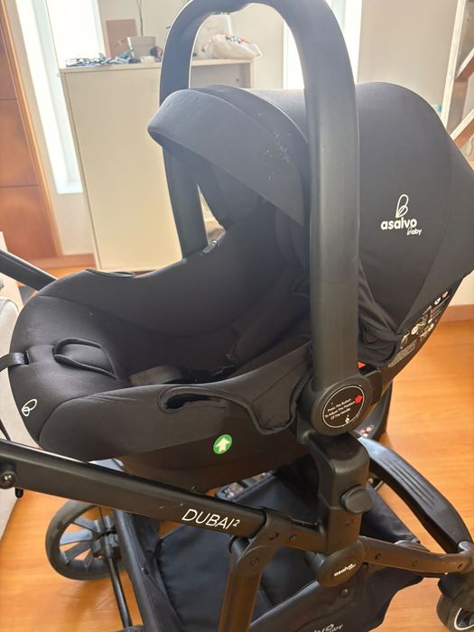 Duo convertivel em Trio com 2 bases isofix Asalvo