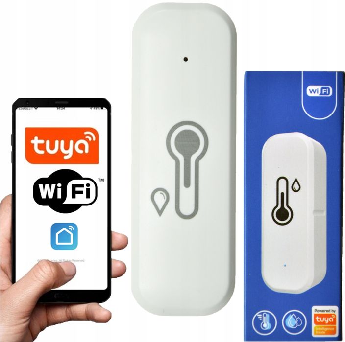 Inteligentny czujnik temperatury i wilgotności WiFi | Tuya Smart Home