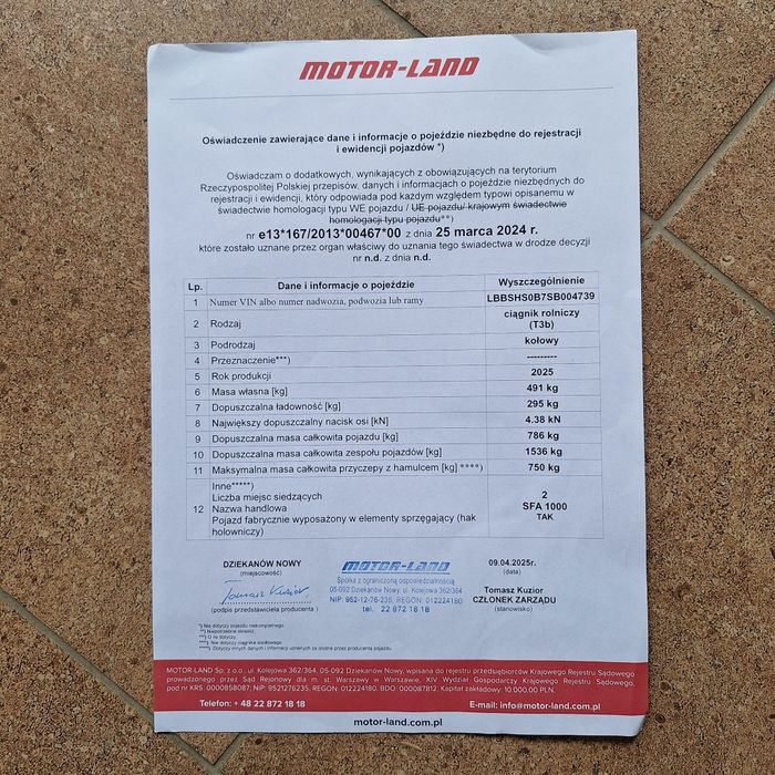 Quad qjmotor  SFA 1000