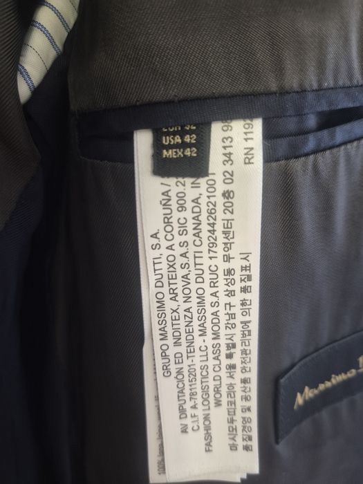 Піджак вовна Massimo Dutti