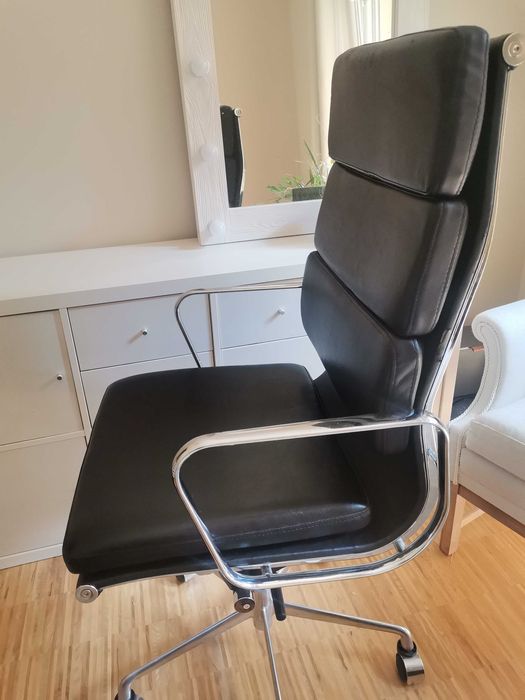 Fotel chrom, replika Vitra SoftPad