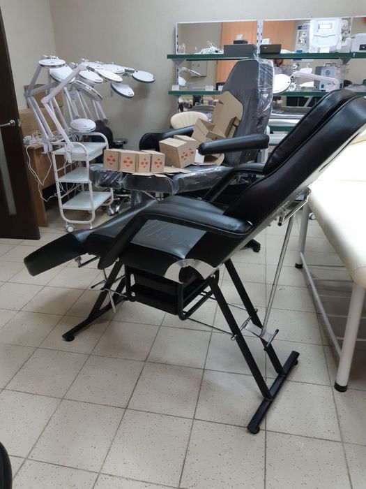 Кушетка косметологічна оригінальна  ls-202 black, чек є