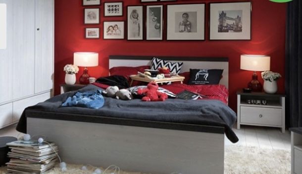 Ліжко односпальне 200х90 колекція Порто