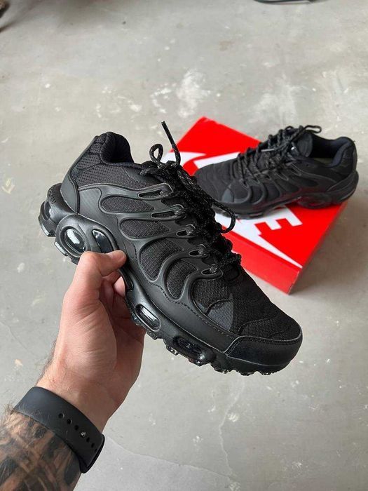 Мужские кроссовки Nike TN Terrascape Plus Triple Black Premium. 40-45