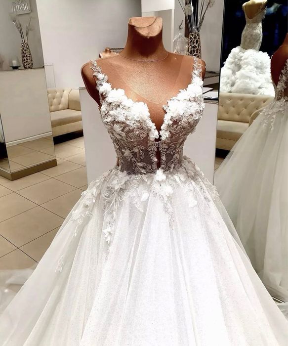 Suknia Ślubna Latina | Destiny – Nina Szymańska + welon | Stan idealny