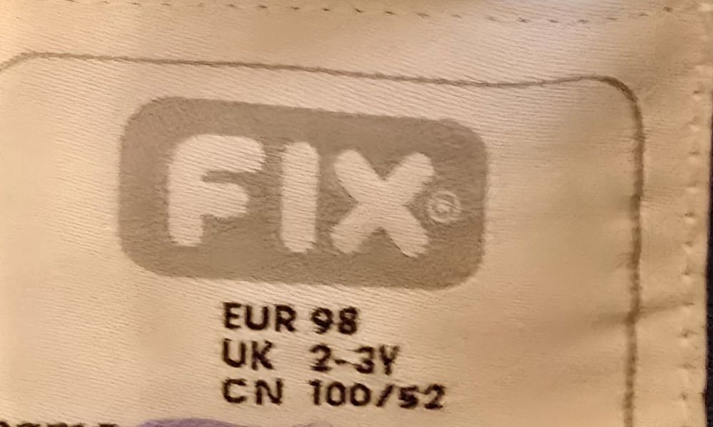 Fix-kobinezon zimowy/narciarski dla dziecka r.98cm