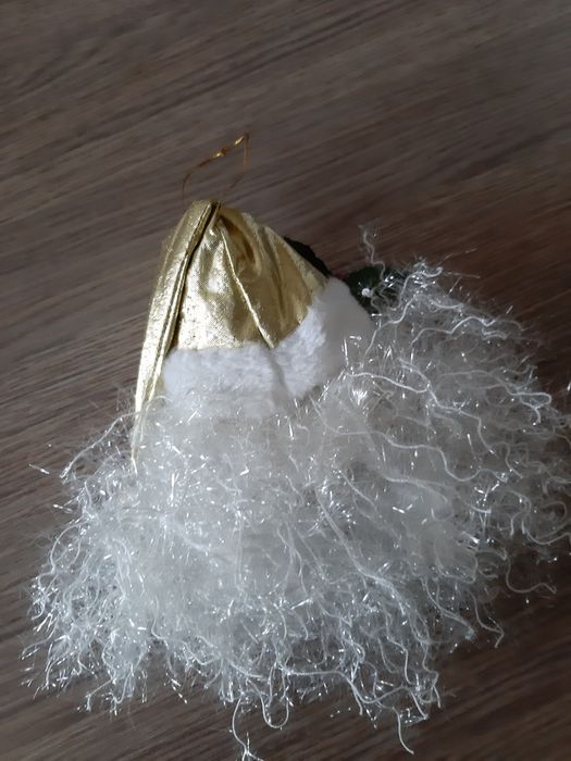 Mikołaj twarz kolekcja home homla okulary broda święta bombka  nitki