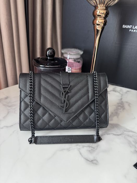 Torebka YSL Envelope black leather