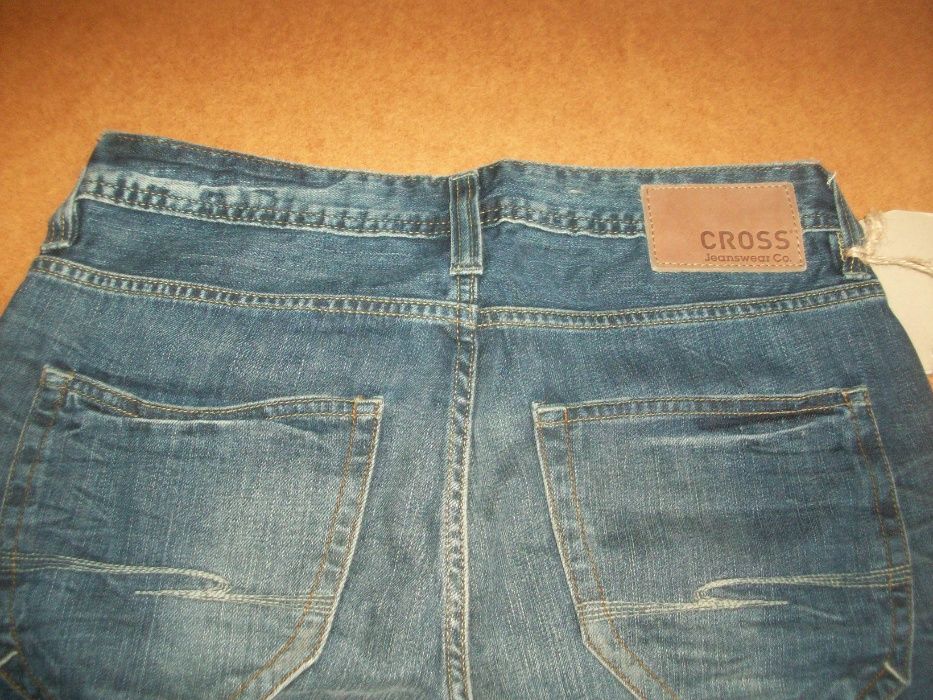 SPODNIE męskie jeans XL GROSS 31/30 pas 84 dziury NOWE