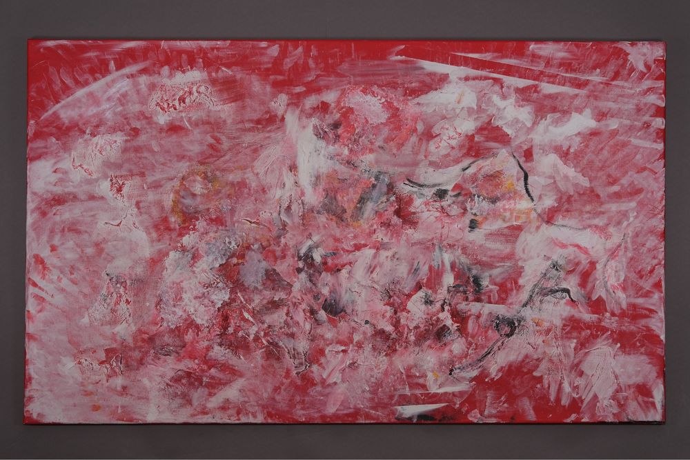 Quadro Vermelho 90x60