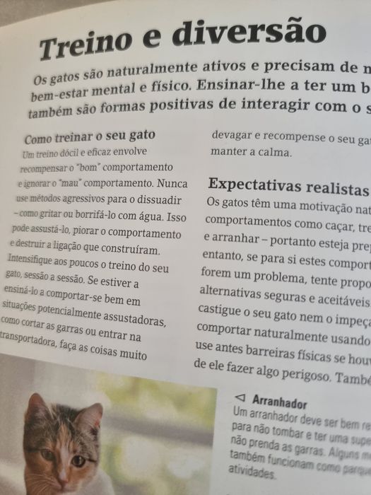 Livro NOVO o "Manual do Gato"
