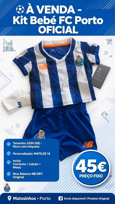 KIT BEBÉ FC Porto - Original