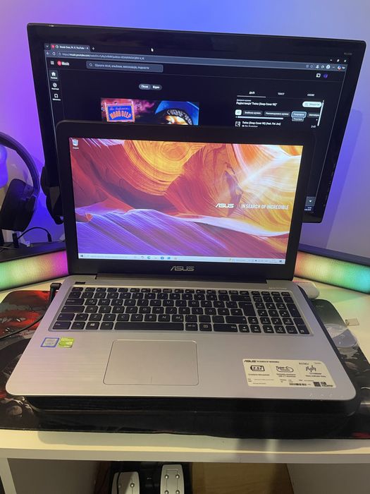 Asus R558U - bardzo dobry stan, SSD 128gb, 12 gb RAM, GeForce 940mx