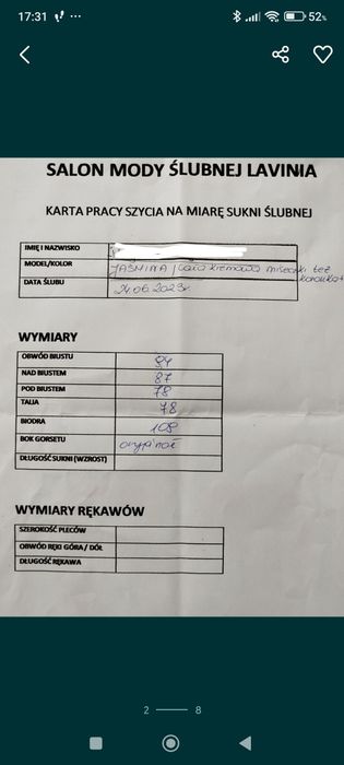 Suknia ślubna w literę A