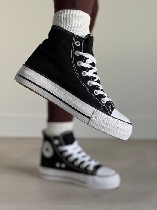 Кеди Converse All Star на високій підошві ,конверси на платформі 4см
