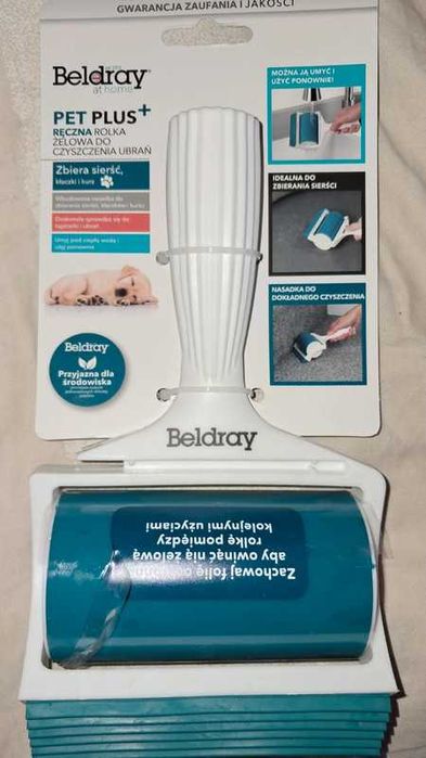 Rolka żelowa do czyszczenia ubrań. Nowa