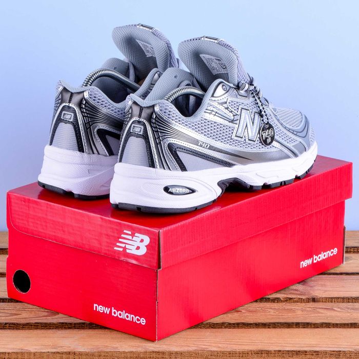 (2227) Чоловічі Кросівки New Balance 740 сірі (41-45) NB нб ню беленс