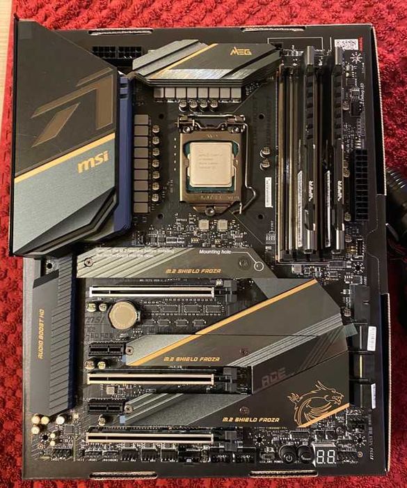 MSI Z490 ACE ＋ intel CORE i7-10700k Gamingowa płyta główna MSI MEG Z490 ACE ATX (procesory Intel