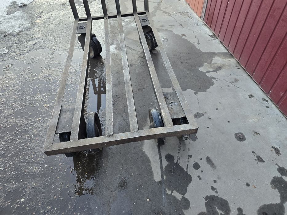 Wózek transportowy 4 kołowy solidny mocny 160x77cm