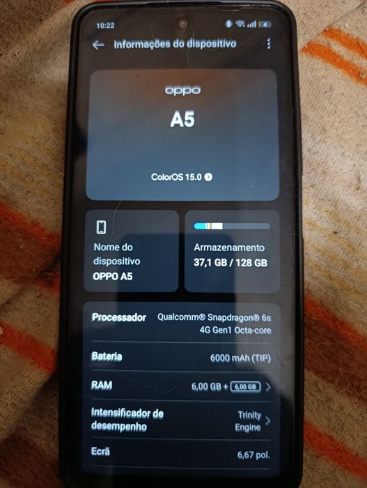 OPPO A5 4G  como novo