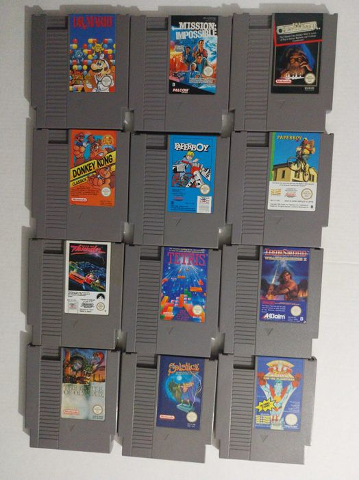 Lote jogos NES 2