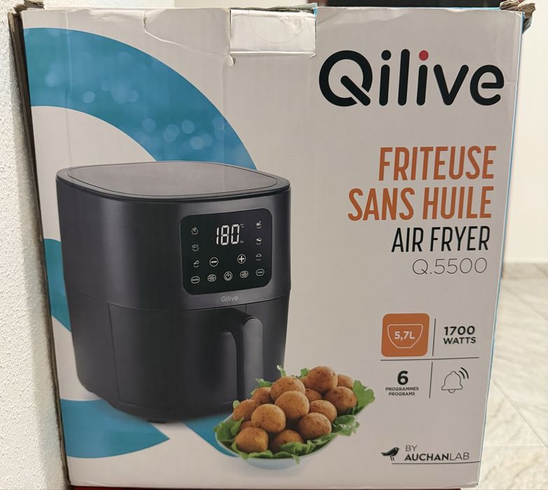 Air Fryer Qilive 5,7L (Q.5500) - Bom estado
