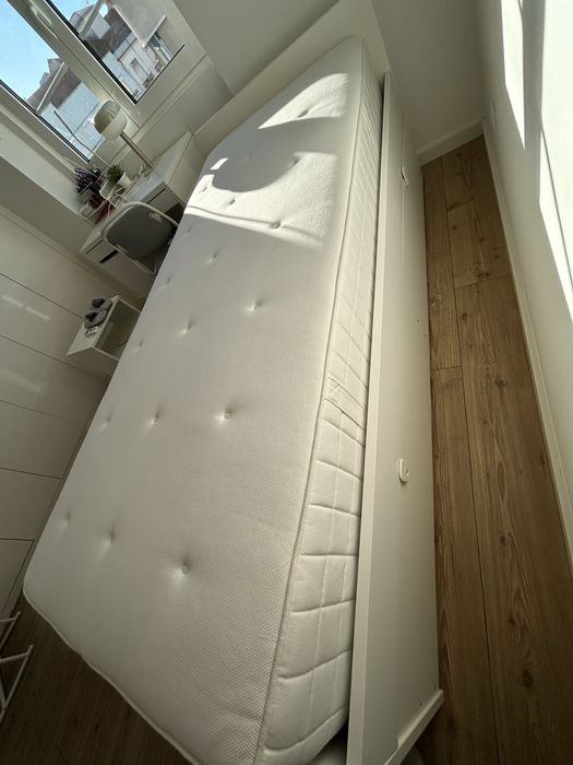 Cama SLAKT  IKEA com 2 gavetas e cama gavetão  90 x 200 cm