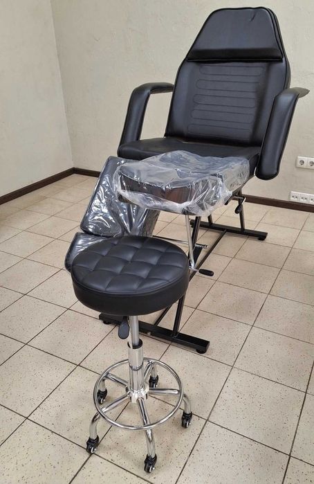 Крісло-кушетка 240 BLACK + стілець майстра 536 НОВІ