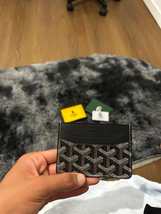 Porta cartões goyard preto