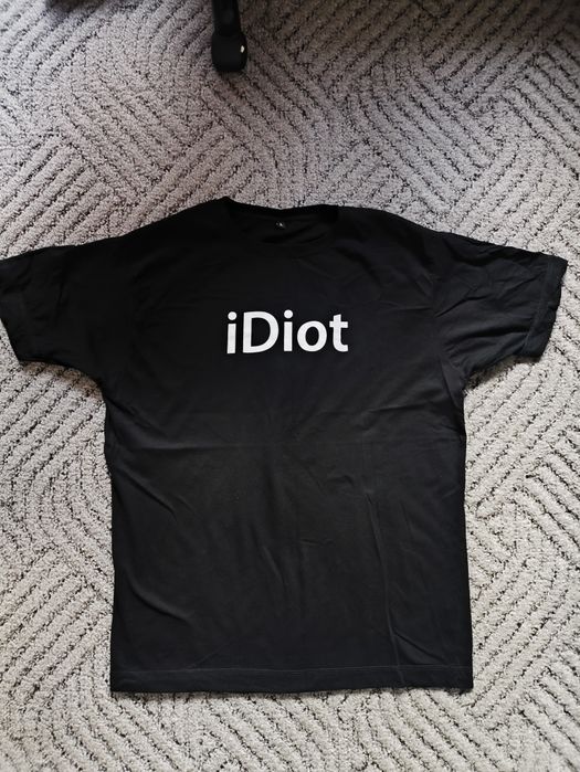 Koszulka męska Idiot zabawna