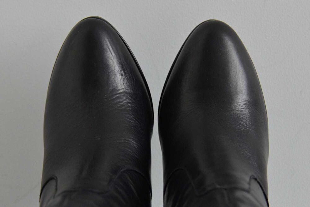 Muszkieterki Anna Dé Valle kozaki za kolano WYGODNA szpilka skóra 39