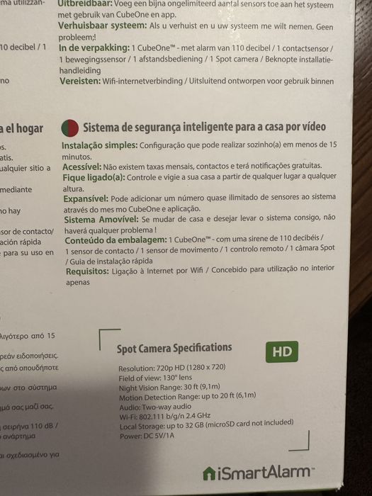 Sistema de alarme Ismart