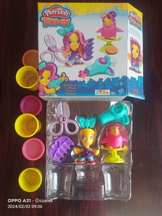 Play-doh town Hasbro, bez ciastoliny.