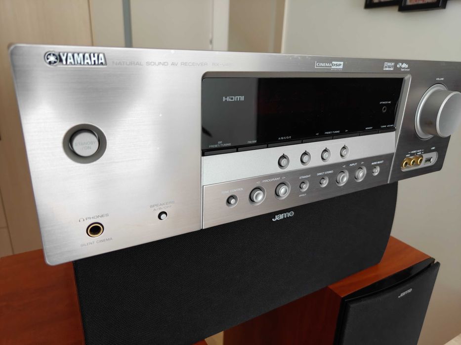Yamaha RX‑V461 – amplituner AV 5.1 + pilot | stan bardzo dobry