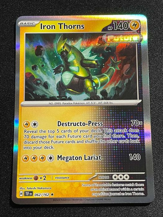 Carta Pokémon Iron Thorns 62/162 Temporal Forces