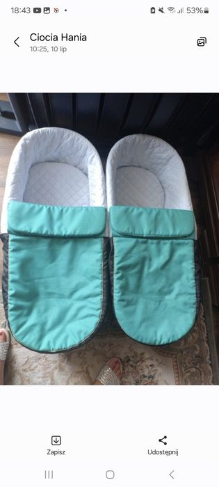 Wózek Mikado dla bliźnaków, bliźniaczy