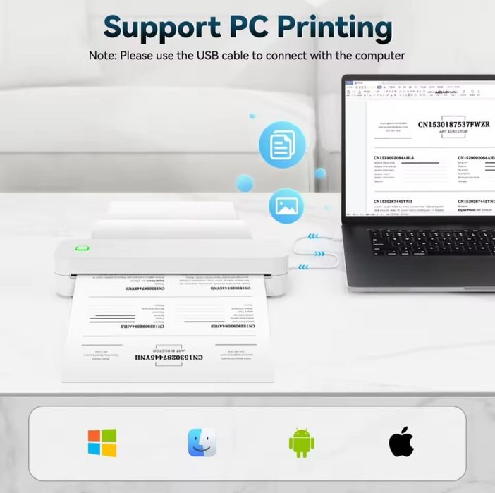 Impressora térmica portátil