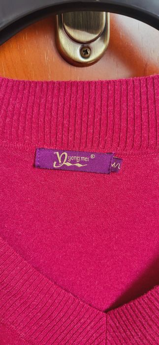 Sweter Fuksja Rozmiar L