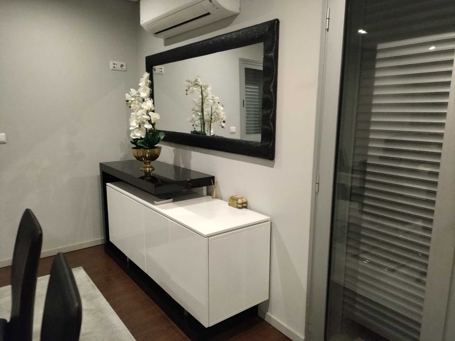 Espelho  moderno Sala de jantar Preto (1,80mX0,80m)