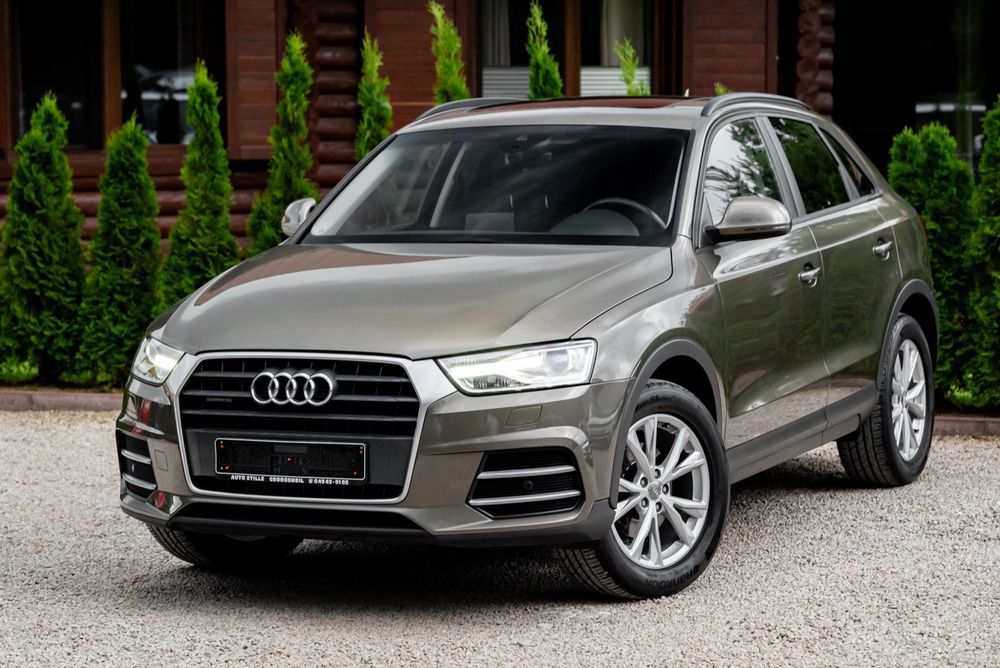 Audi Q3 2.0d 150KM Xenon LED Nav PDC Grzane Fot. Panorama Lane Ass. BSM