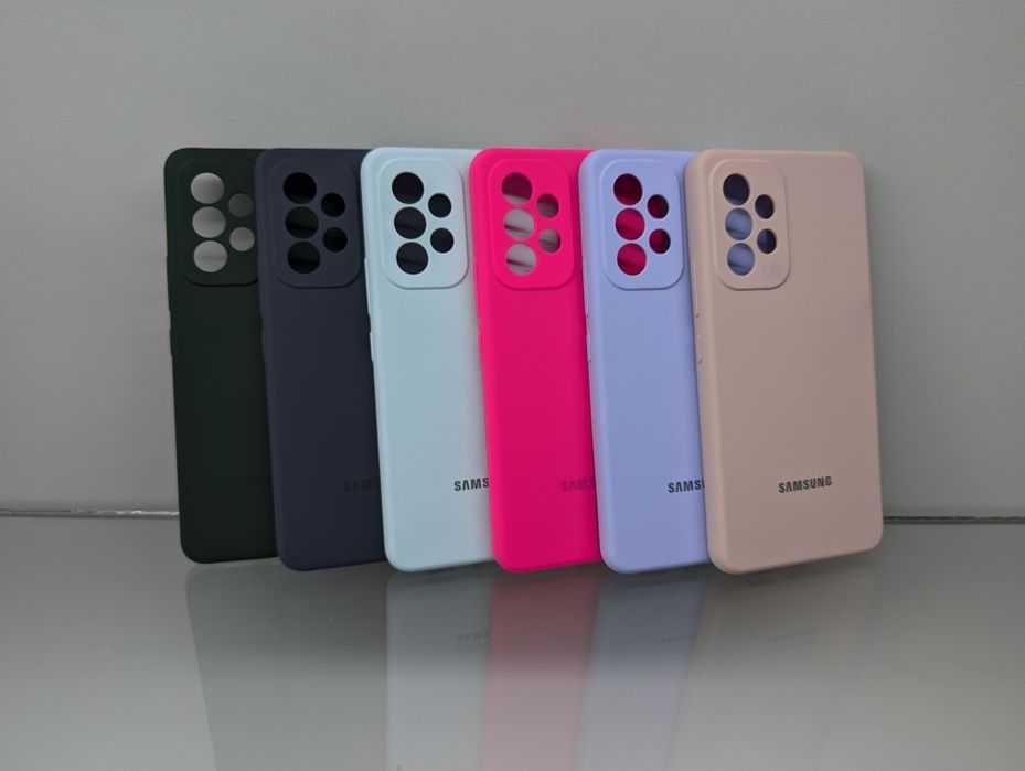 Топ! Samsung A53 Премиум софт тач с логотипом чехол чохол