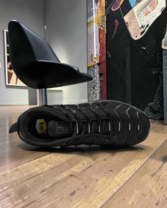 (БЕЗ ПЕРЕДОПЛАТИ) 36 - 40 Nike Air VaporMax Plus Triple Black Найк Аир Вапорма