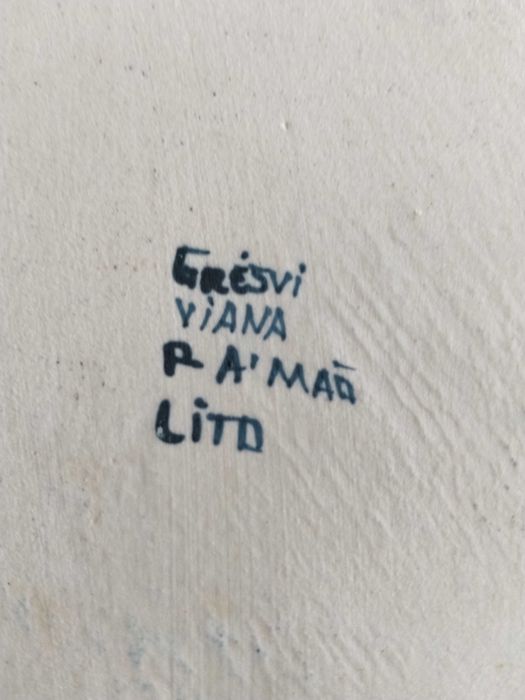 Travessa Grésvi Viana | Pintada a Mão | Grande Dimensão: 54*38cm